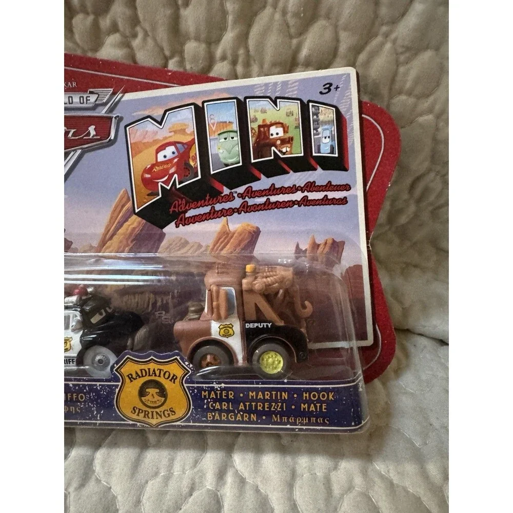 Disney Pixar Cars Mini Adventures Sheriff & Deputy Mater Radiator Springs M1902